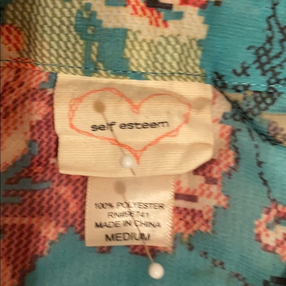 SELF ESTEEM floral sleeveless blouse - Picture 7 of 8